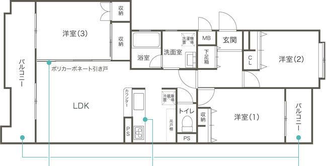 Atype間取り